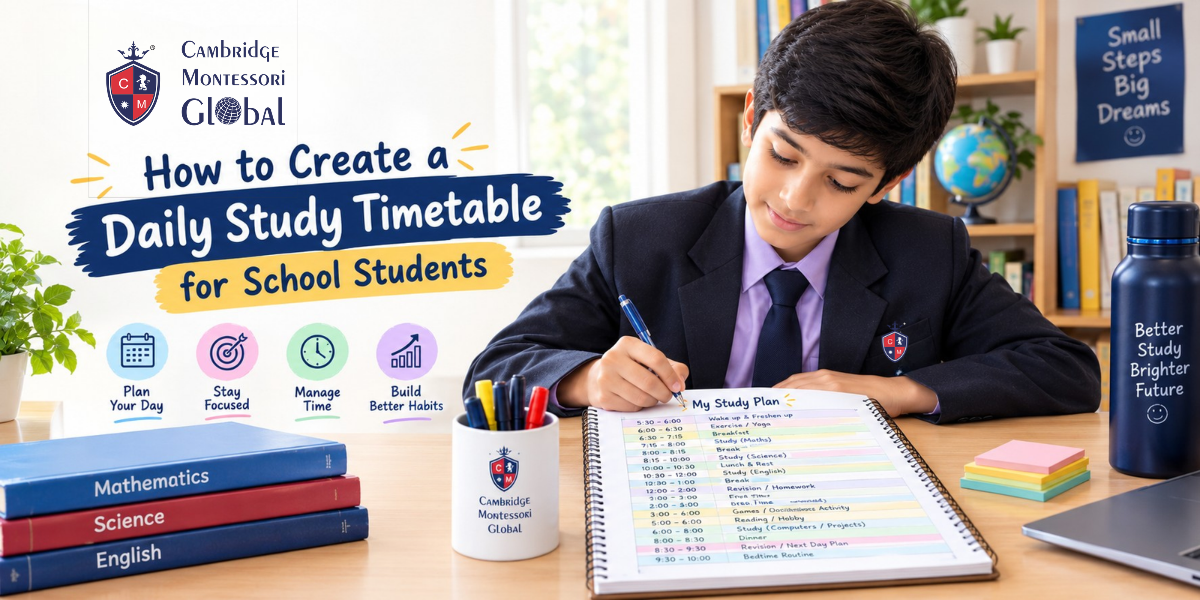 How to Create a Daily Study Timetable for School Students